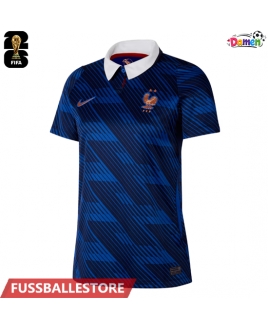 Günstige Frankreich Heimtrikot Damen WM 2026 Kurzarm